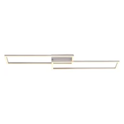 LED-Deckenleuchte Iven, dim, stahl, 92,4x22cm