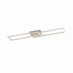 LED-Deckenleuchte Iven, dim, stahl, 92,4x22cm
