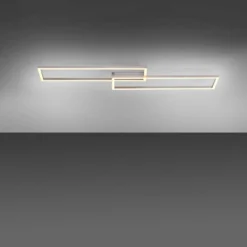 LED-Deckenleuchte Iven, dim, stahl, 92,4x22cm