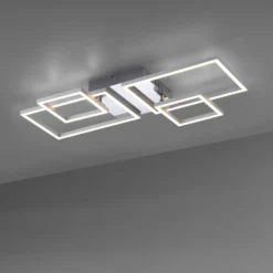 LED-Deckenleuchte Iven, stahl, 32,4x30cm