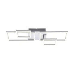 LED-Deckenleuchte Iven, stahl, 32,4x30cm