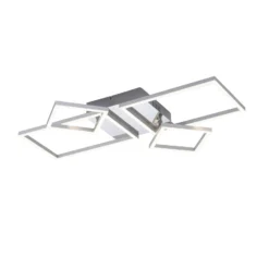 LED-Deckenleuchte Iven, stahl, 32,4x30cm