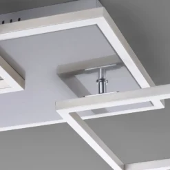 LED-Deckenleuchte Iven, stahl, 75x45cm