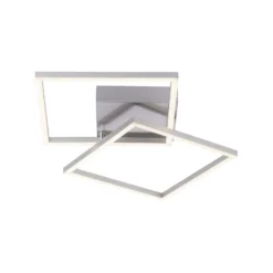LED-Deckenleuchte Iven, stahl, 35,9x35,9cm