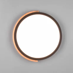 LED-Deckenleuchte Jano, Ø 31,5 cm, 3.000K, schwarz