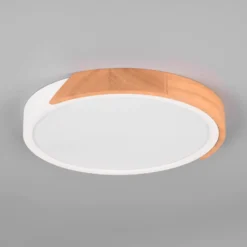 LED-Deckenleuchte Jano, Ø 31,5 cm, 3.000K, weiß