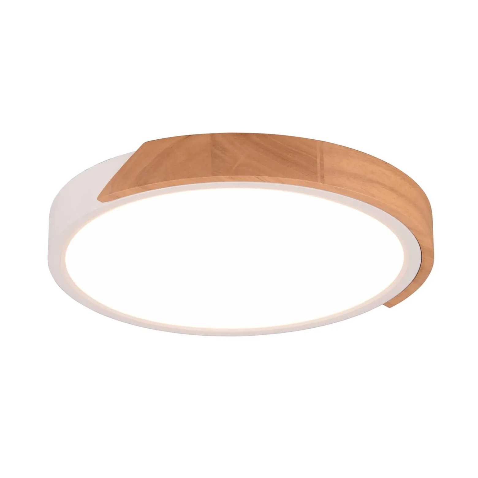 LED-Deckenleuchte Jano, Ø 31,5 cm, 3.000K, weiß