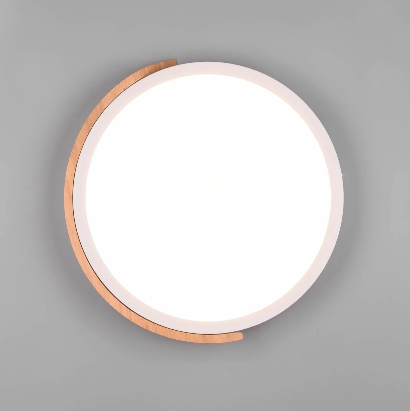 LED-Deckenleuchte Jano, Ø 31,5 cm, 3.000K, weiß