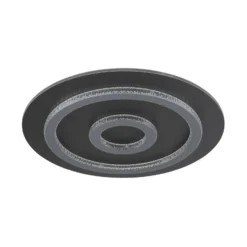 LED-Deckenleuchte Jayden, schwarz/anthrazit, CCT, dimmbar