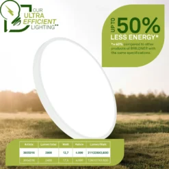 LED-Deckenleuchte Kaida, weiß, Ø 30 cm, EEK A, 4.000 K