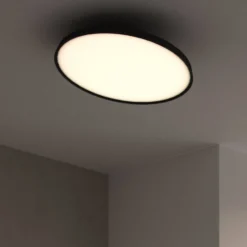 LED-Deckenleuchte Kaito Pro, schwarz, Ø 38,5 cm