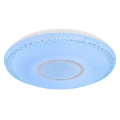 LED-Deckenleuchte Klemens, rund, dimmbar, RGBW