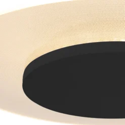 LED-Deckenleuchte Lido, schwarz, Ø 28cm