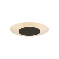 LED-Deckenleuchte Lido, schwarz, Ø 28cm