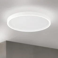 LED-Deckenleuchte MASCA, weiß, Ø 40 cm, CCT, Metall, dimmbar