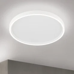 LED-Deckenleuchte MASCA, weiß, Ø 40 cm, CCT, Metall, dimmbar