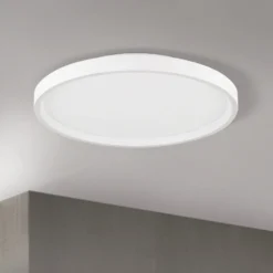 LED-Deckenleuchte MASCA, weiß, Ø 40 cm, CCT, Metall, dimmbar