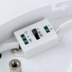 LED-Deckenleuchte MASCA, weiß, Ø 40 cm, CCT, Metall, dimmbar