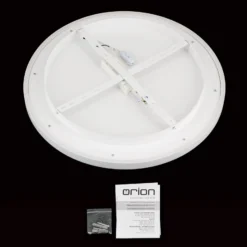 LED-Deckenleuchte MASCA, weiß, Ø 60 cm, CCT, Metall, dimmbar