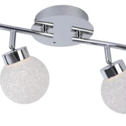 LED-Deckenleuchte Miko, 4-flammig, länglich