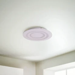 LED-Deckenleuchte Mirel, weiß, Metall Ø 50 cm RGB CCT Remote