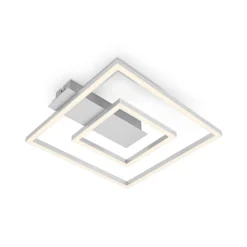 LED-Deckenleuchte 3772 mit 2 Rahmen, alu