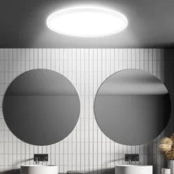 LED-Deckenleuchte Move, Sensor, Ø 42 cm, IP44, weiß, 4000K
