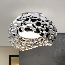 LED-Deckenleuchte Narisa, Ø 46 cm, chrom