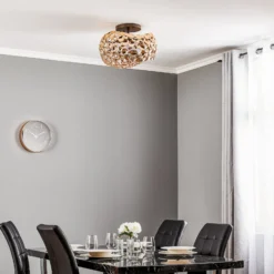 LED-Deckenleuchte Narisa, Ø 46 cm, roségold