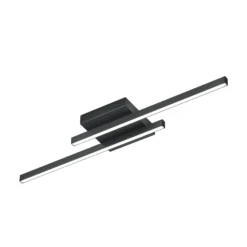 LED-Deckenleuchte Nuri up/down 2-flammig schwarz