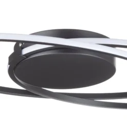 LED-Deckenleuchte Ophelia, schwarz