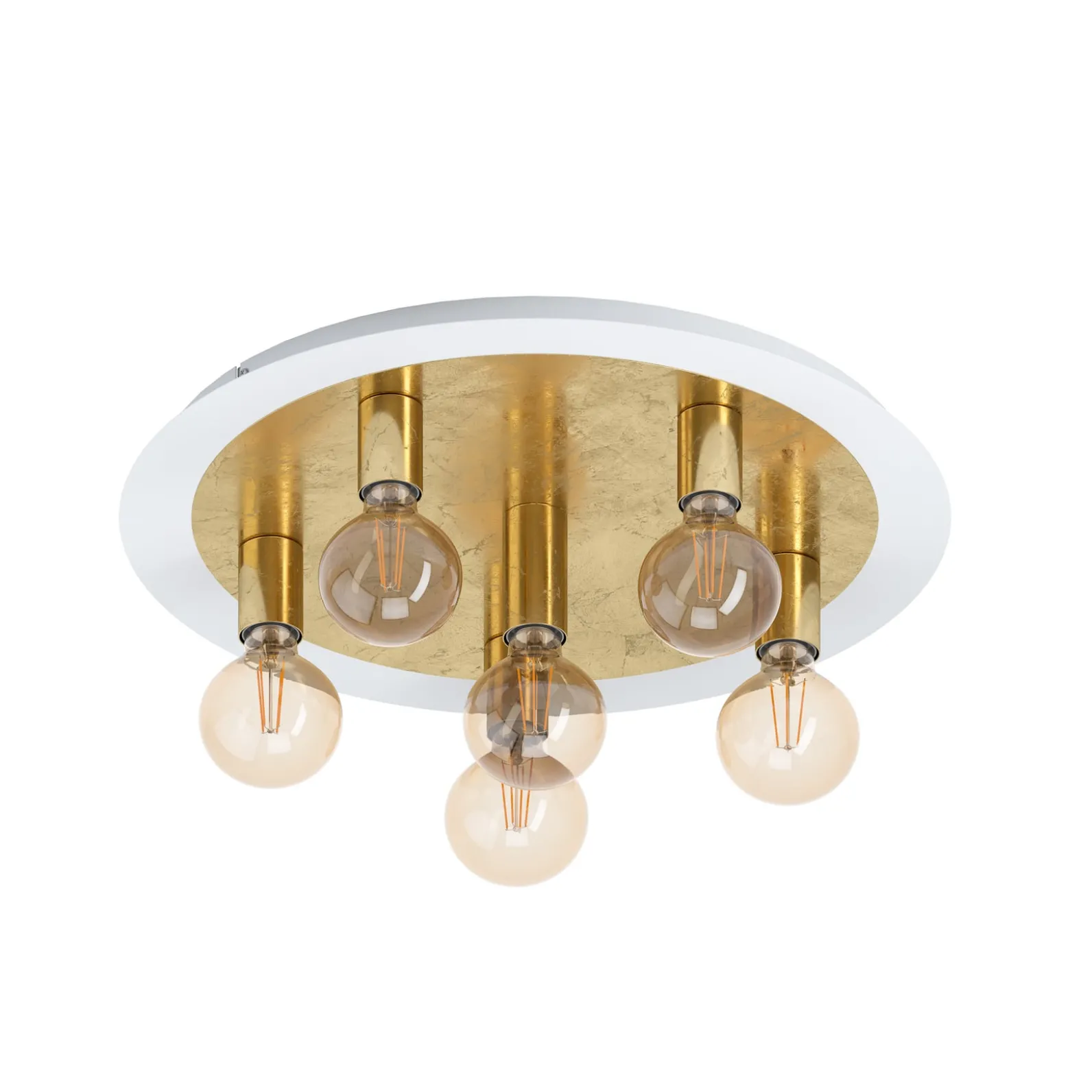 LED-Deckenleuchte Passano 6fl gold