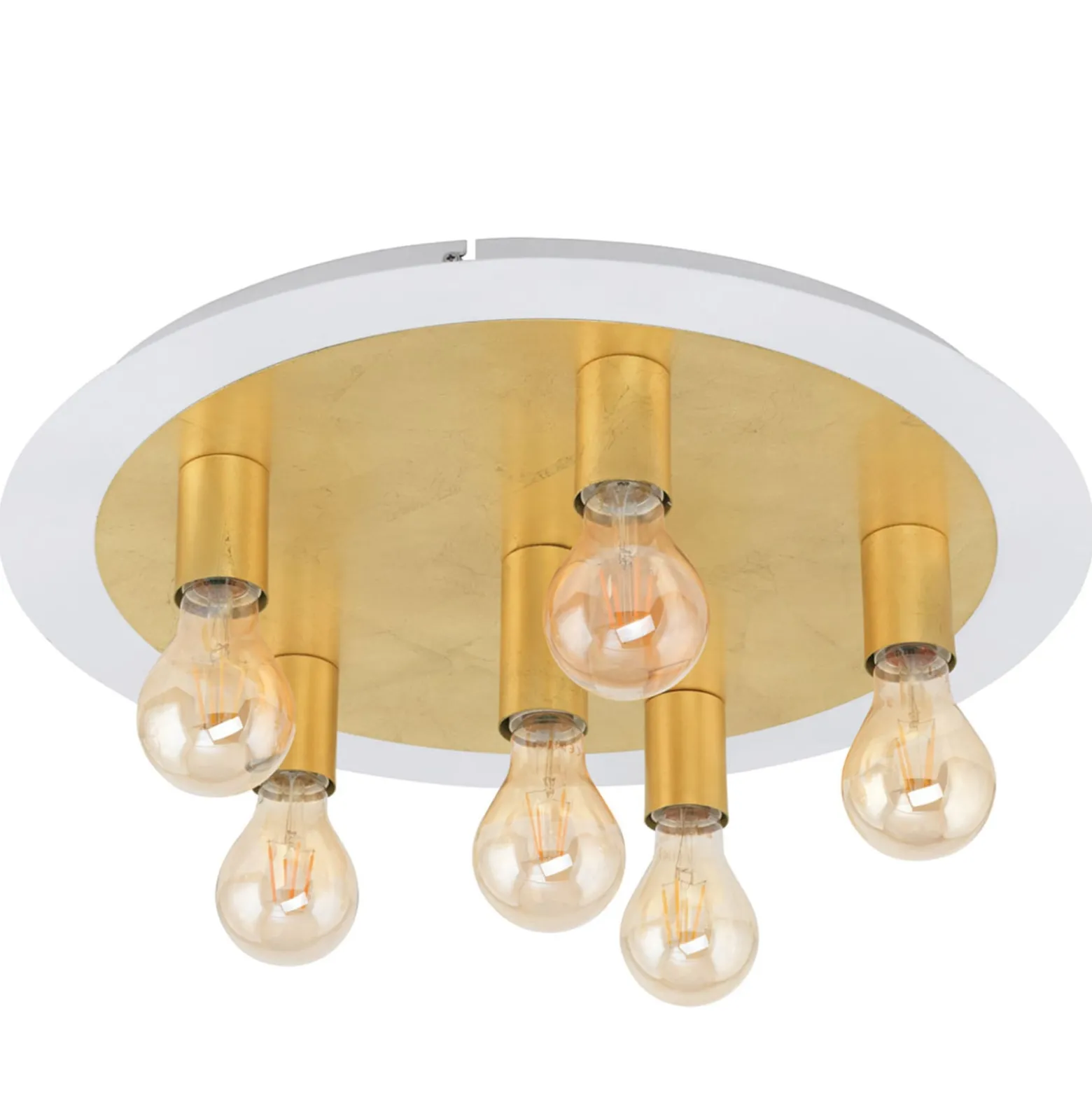 LED-Deckenleuchte Passano 6fl gold
