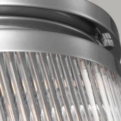 LED-Deckenleuchte Paulson IP44 chrom Ø 38,1 cm