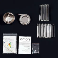 LED-Deckenleuchte Prism, Kristallglas, Ø10cm chrom