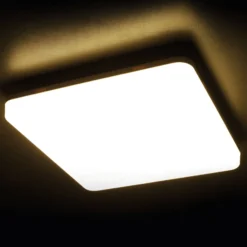 LED-Deckenleuchte Pronto, eckig, 28 x 28 cm