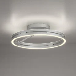 LED-Deckenleuchte PURE Loop, stone, Metall, Ø 60 cm CCT