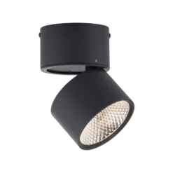 LED-Deckenleuchte PURE Nola, einflammig, schwarz