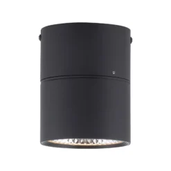 LED-Deckenleuchte PURE Nola, einflammig, schwarz