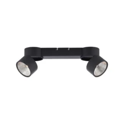 LED-Deckenleuchte PURE Nola, zweiflammig, schwarz