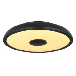 LED-Deckenleuchte Raffy Lautsprecher RGBW schwarz