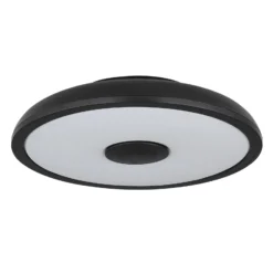 LED-Deckenleuchte Raffy Lautsprecher RGBW schwarz