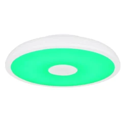 LED-Deckenleuchte Raffy Lautsprecher RGBW weiß