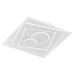 LED-Deckenleuchte Ratio, dimmbar, zwei Kreise