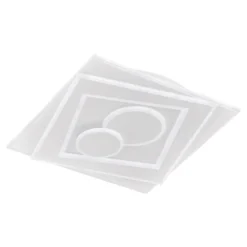 LED-Deckenleuchte Ratio, dimmbar, zwei Kreise