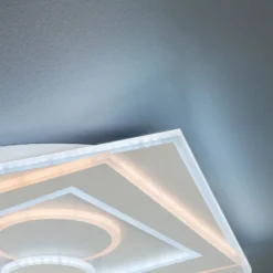 LED-Deckenleuchte Ratio, dimmbar, zwei Kreise