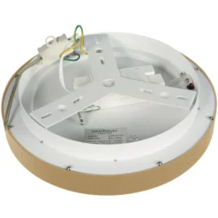 LED-Deckenleuchte Ringlede, gold, Höhe 6 cm, Ø 28 cm