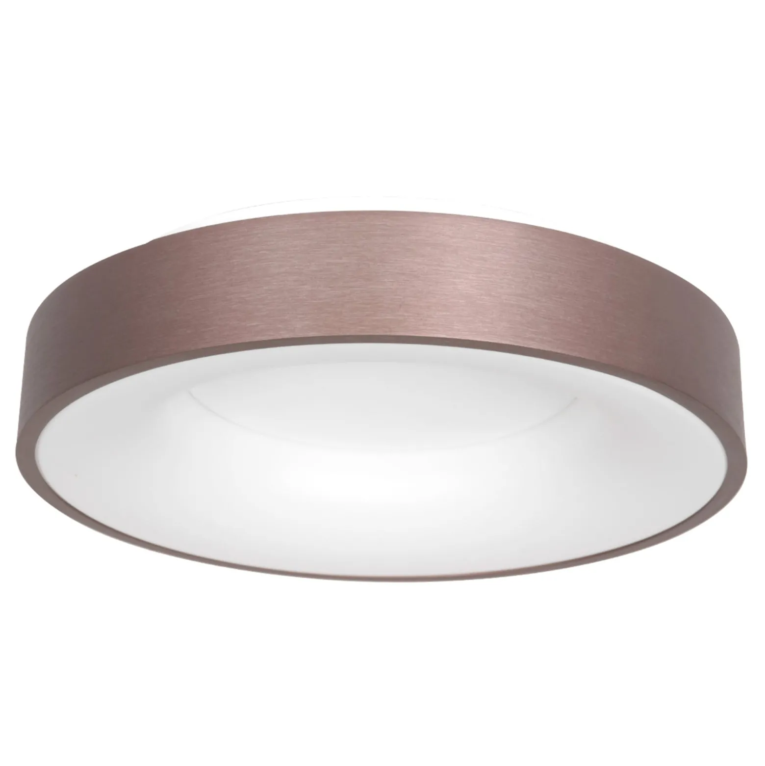 LED-Deckenleuchte Ringlede, 2.700 K, Ø 48 cm, bronze, Metall