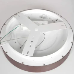 LED-Deckenleuchte Ringlede, 2.700 K, Ø 48 cm, bronze, Metall