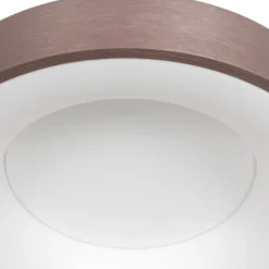 LED-Deckenleuchte Ringlede, 2.700 K, Ø 38 cm, bronze, Metall